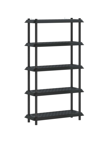 Unità di scaffalatura 5 livelli 100 x 40 x 177 cm PP Antracite