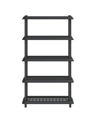 Unità di scaffalatura 5 livelli 100 x 40 x 177 cm PP Antracite