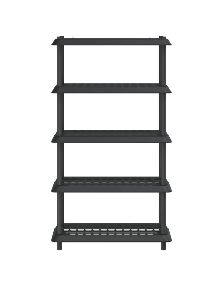 Unità di scaffalatura 5 livelli 100 x 40 x 177 cm PP Antracite