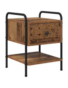Armadio da Notte Legno antico 35 x 36,5 x 47 cm 2
