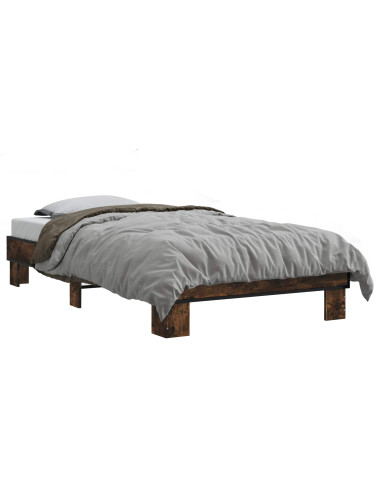 Struttura del letto Rovere Fumo 80 x 200 cm