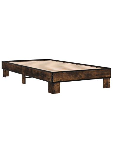 Struttura del letto Rovere Fumo 80 x 200 cm