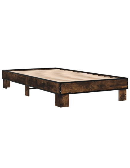 Struttura del letto Rovere Fumo 80 x 200 cm