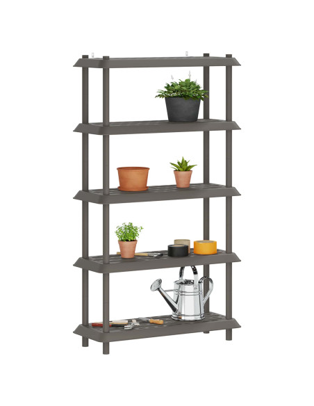 Unità di scaffalatura 5 livelli 100 x 40 x 177 cm PP