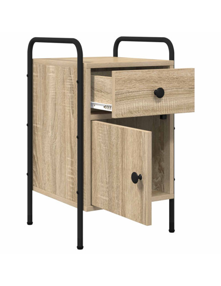 Armadio da Notte 2 pz Rovere Sonoma 35 x 36,5 x 61 cm