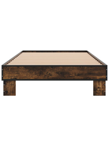 Struttura del letto Rovere Fumo 80 x 200 cm