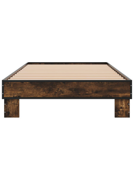 Struttura del letto Rovere Fumo 80 x 200 cm