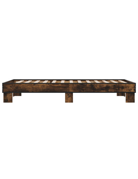 Struttura del letto Rovere Fumo 80 x 200 cm