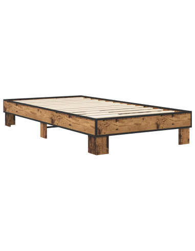 Struttura del letto Legno antico 80 x 200 cm