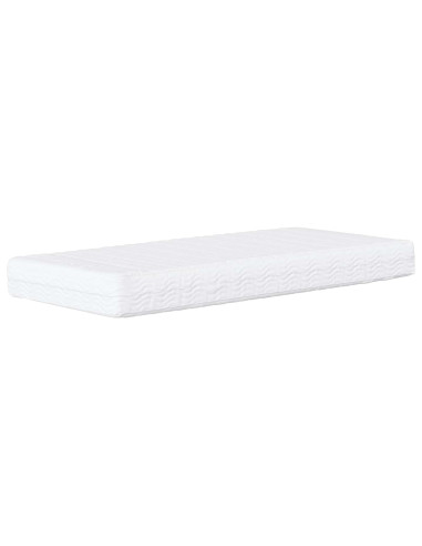 Materasso in schiuma H2 e H3 75 x 190 cm Bianco