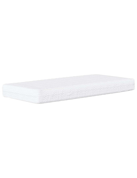 Materasso in schiuma H2 e H3 75 x 190 cm Bianco