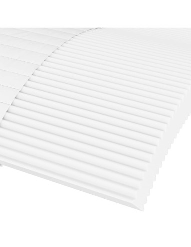 Materasso in schiuma H2 e H3 75 x 190 cm Bianco
