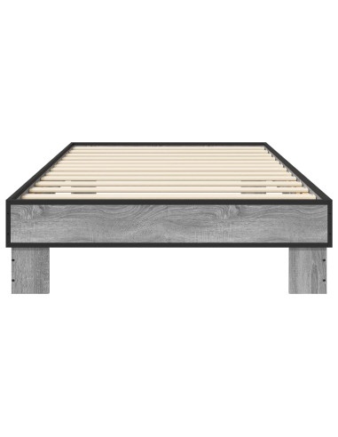 Struttura del letto Sonoma grigio 80 x 200 cm