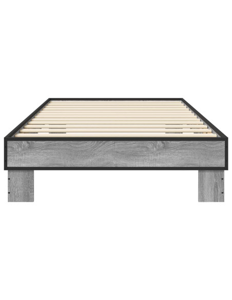 Struttura del letto Sonoma grigio 80 x 200 cm