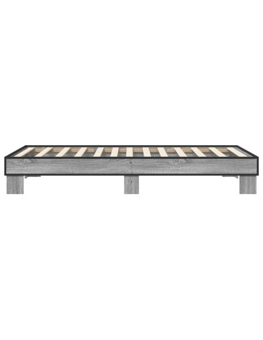 Struttura del letto Sonoma grigio 80 x 200 cm