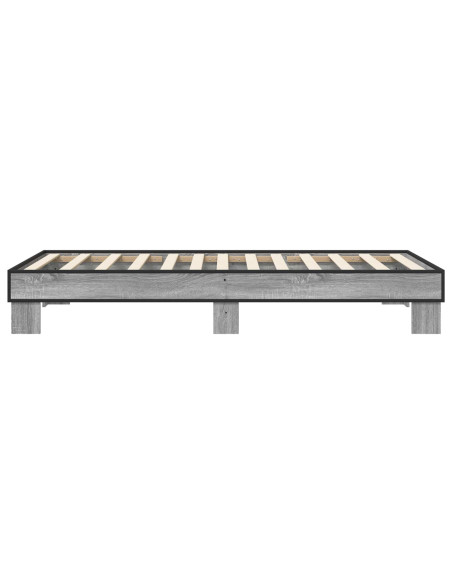 Struttura del letto Sonoma grigio 80 x 200 cm