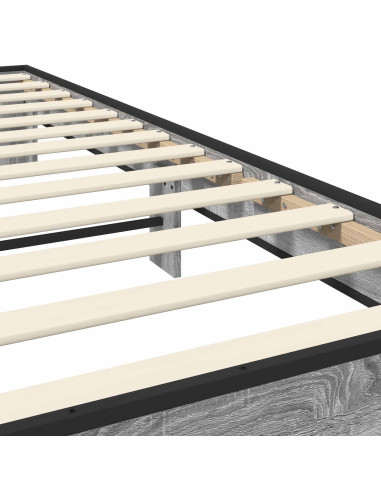 Struttura del letto Sonoma grigio 80 x 200 cm