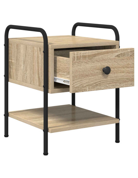 Armadio da Notte 2 pz Rovere Sonoma 35 x 36,5 x 47 cm
