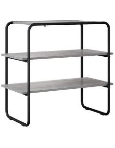 Tavolo consolle Sonoma grigio 60 x 41 x 75 cm 2