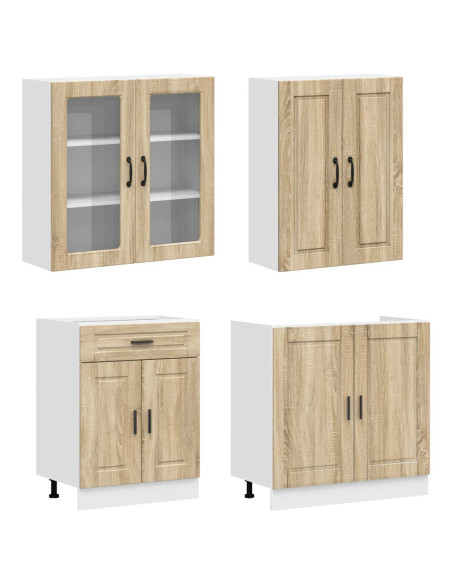 Unità Cucina PORTO 8 pcs Rovere Sonoma Legno ingegnerizzato