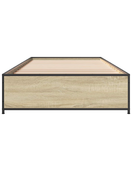 Struttura del letto Rovere Sonoma 80 x 200 cm