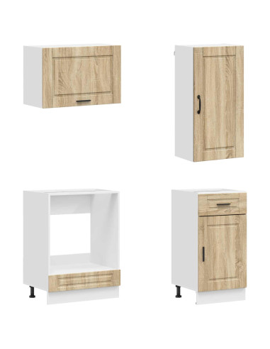 Unità Cucina PORTO 8 pcs Rovere Sonoma Legno ingegnerizzato