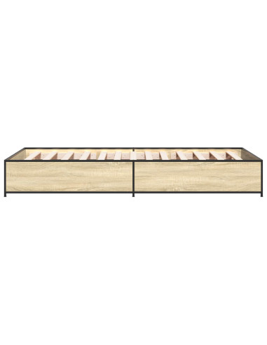 Struttura del letto Rovere Sonoma 80 x 200 cm