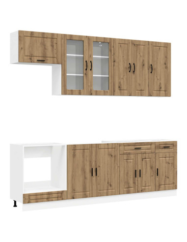 Unità Cucina PORTO 8 pcs Rovere Artigianale