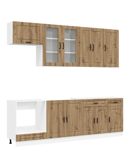 Unità Cucina PORTO 8 pcs Rovere Artigianale