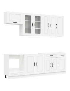 Unità Cucina KALMAR 8 pcs Bianco Legno ingegnerizzato 2
