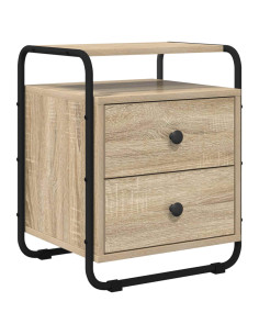 Armadio da Notte Rovere Sonoma Legno ingegnerizzato 2