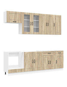 Unità Cucina KALMAR 8 pcs Rovere Sonoma Legno ingegnerizzato 2