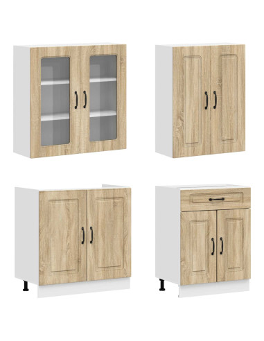 Unità Cucina KALMAR 8 pcs Rovere Sonoma Legno ingegnerizzato