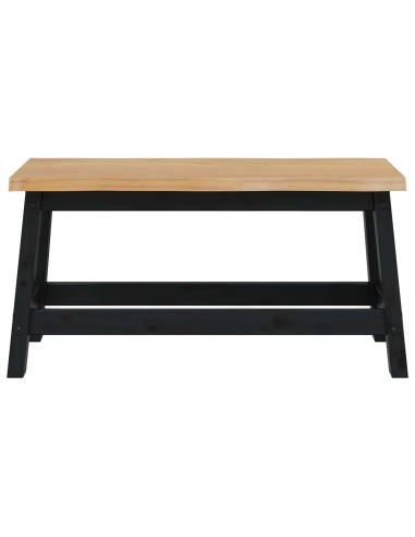 Panchina da pranzo EKAI Nero 91,5 x 29 x 45,5 cm
