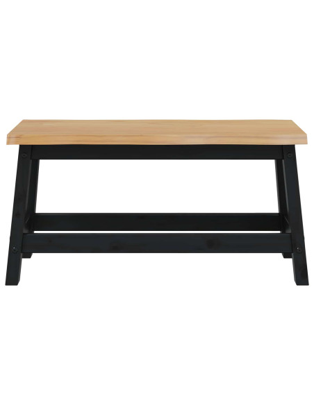 Panchina da pranzo EKAI Nero 91,5 x 29 x 45,5 cm