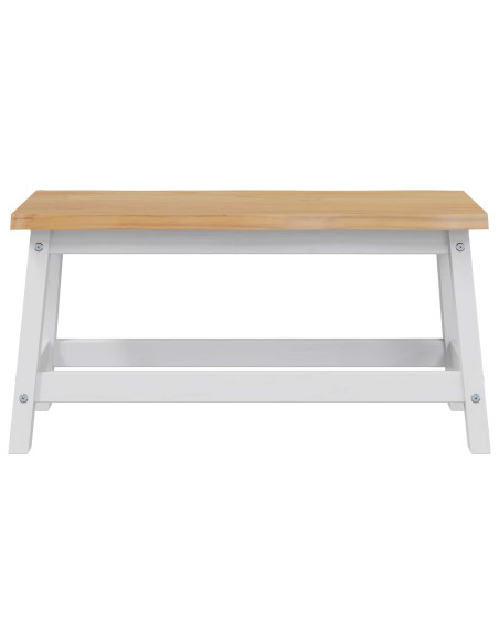 Panchina da pranzo EKAI Bianco 91,5 x 29 x 45,5 cm