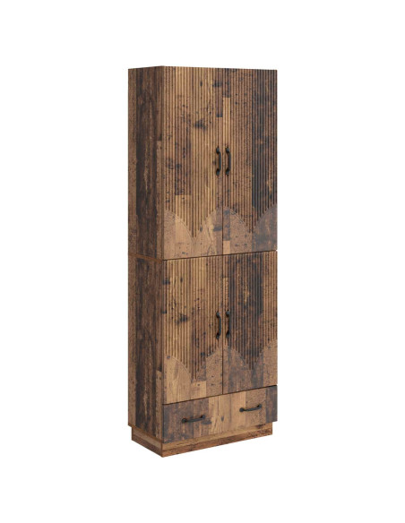 Set di armadi 2 pcs Legno antico Legno ingegnerizzato