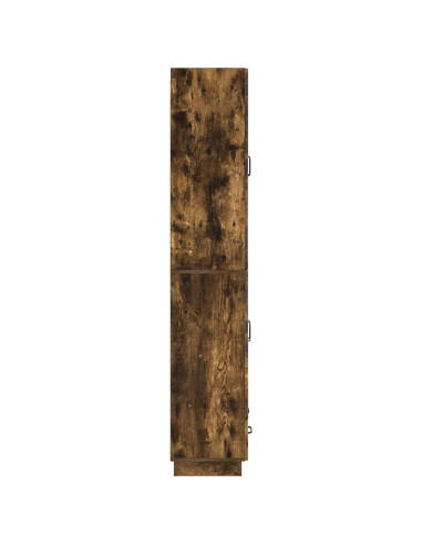 Set di armadi 2 pcs Rovere Fumo Legno ingegnerizzato