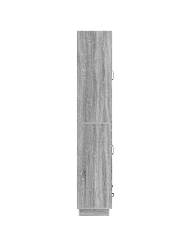 Set di armadi 2 pcs Sonoma grigio Legno ingegnerizzato