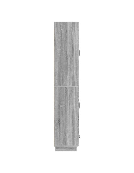 Set di armadi 2 pcs Sonoma grigio Legno ingegnerizzato