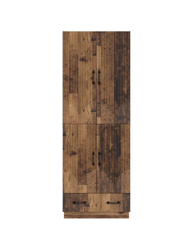 Set di armadi 2 pcs Legno antico Legno ingegnerizzato
