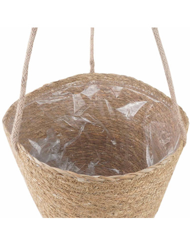 Cesti per piante in erba marina 3 pcs Naturale Ø26 x 19 cm