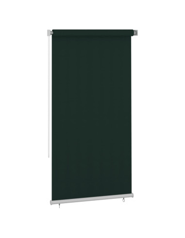 Tenda a Rullo per Esterni 120x230 cm Verde Scuro HDPE