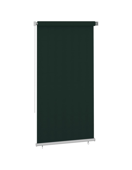 Tenda a Rullo per Esterni 120x230 cm Verde Scuro HDPE