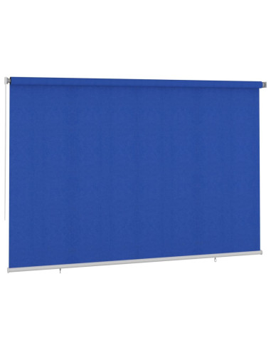 Tenda a Rullo per Esterni 350x230 cm Blu HDPE