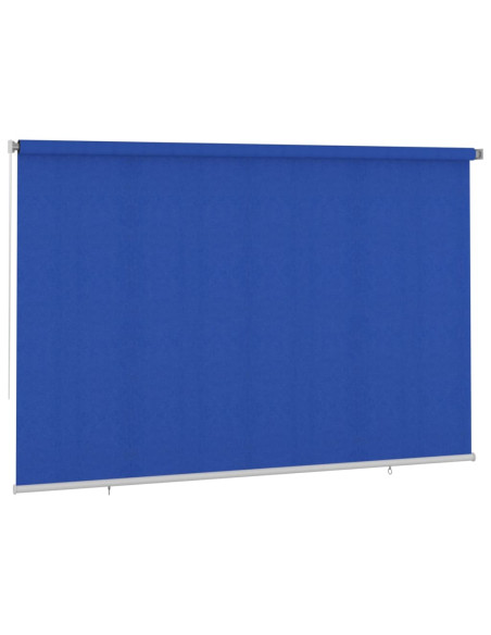 Tenda a Rullo per Esterni 350x230 cm Blu HDPE