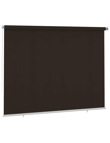 Tenda a Rullo per Esterni 300x230 cm Marrone HDPE