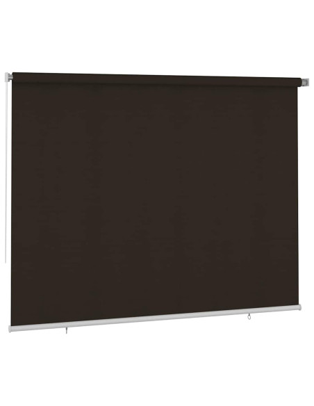 Tenda a Rullo per Esterni 300x230 cm Marrone HDPE