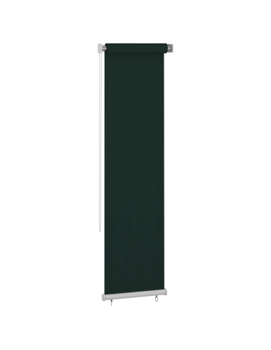 Tenda a Rullo per Esterni 60x230 cm Verde Scuro HDPE