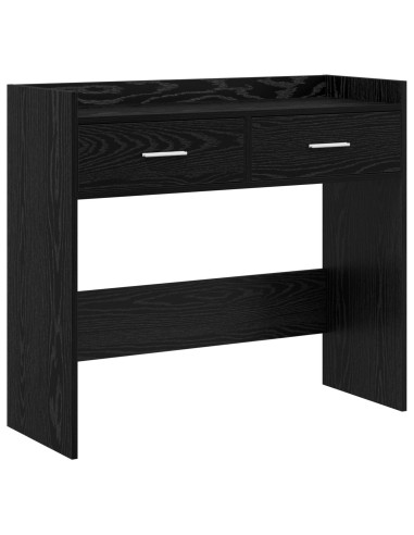 Tavolo consolle Rovere Nero 90 x 35 x 80 cm